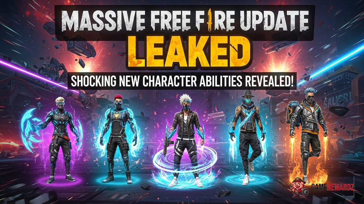 Massive Free Fire Update LEAKED – Shocking New Character Abilities Revealed!